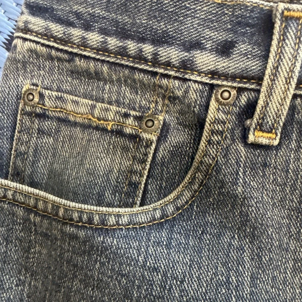 Vintage Y2K Nautica‎ Denim Baggy Jean Shorts Size 34 Carpenter Style